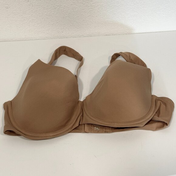 Ambrielle Bra Size 38C Underwire Soft Molded Cups Dark Tan Full Coverage 75733-6 - Picture 1 of 8